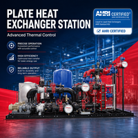 Prix usine OEM Échangeur de chaleur domestique pour eau chaude en acier inoxydable 316L 90m³/h 1400KW à haute efficacité thermique