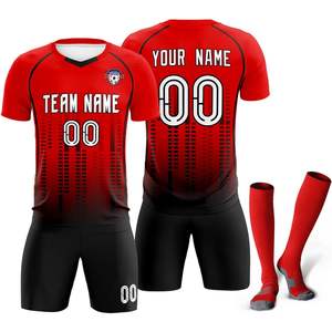 Maillot de football personnalisé pour adultes et enfants uniforme d'entraînement personnalisé avec nom et numéro imprimé du logo - Product Image 4
