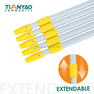 Tianyao TY-PT24 Commercial Durable Iron Coated <strong>Mop</strong> Broom Handle Replacement Pole Fits Home Brushes <strong>Mops</strong> Rust Free Threaded Floor - Product Image 1