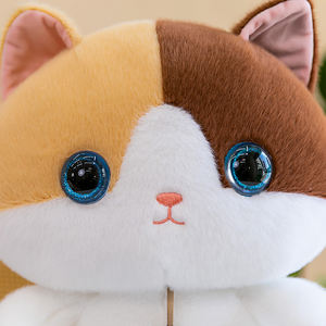 Série de jouets en peluche <span class=keywords><strong>chat</strong></span> calico Poo Design, poupée en coton PP super douce, cadeau amusant <span class=keywords><strong>et</strong></span> original, compagnon pour enfants, jouet d'anniversaire - Product Image 4