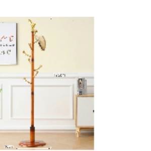 Porte-manteau en bois moderne 36903-M1-A/B/G/H/W - Product Image 1