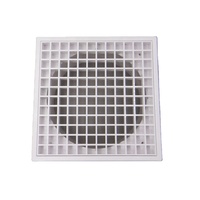 Grille de plafond Grille de ventilation de sortie en plastique Grille linéaire de climatisation