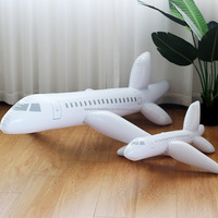 Avion gonflable en PVC Vente en gros Avion de dessin animé pour enfants Jouets Publicité Maquette d'avion 2m 3m pliable