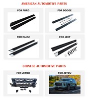 Offroad Car Modification Parts Pickup Truck Stainless Steel Side Running Boards Side Steps Foot for Dodge Ram Pickup