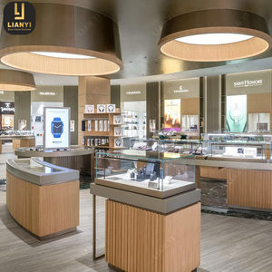 Exhibición de tienda de quiosco de muebles de lujo grande para tiendas de colecciones y vitrinas de relojes de joyería de visión - Product Image 1