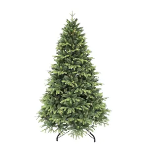 เข็มสน Prelit คุณภาพสูงต้นคริสต์มาส PE PVC ต้นคริสต์มาสในร่มกลางแจ้งไฟ LED ต้นคริสต์มาส