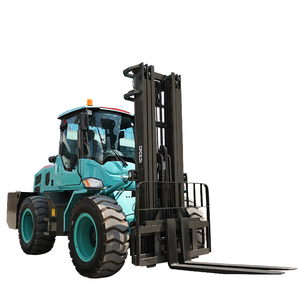 4x4 carrello elevatore fuoristrada 3 Ton 4 Ton 2 tonnellate di carrelli elevatori Diesel Off-road carrello elevatore articolato Farm cina produttore - Product Image 1