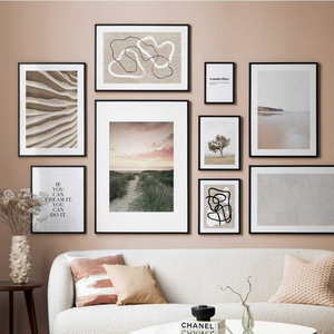Cornice per Poster in Metallo Nero Premium Sottile Senza Passepartout, Esposizione Verticale a Tutta Superficie in Vetro per Poster e Stampe - Product Image 6
