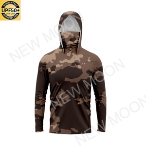 เสื้อฮู้ดตกปลาผู้ชายแบบสั่งทำพิเศษ ระบายอากาศได้ดี ป้องกันแสงแดด UPF 50+ ป้องกันฝุ่นละออง - Product Image 1