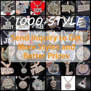 Colgante Personalizado CZ Iced Out de Ladrón Enmascarado, Joyería Hip Hop de Latón, Colgante de Dibujos Animados Personalizado para Regalo de Hombre - Product Image 6
