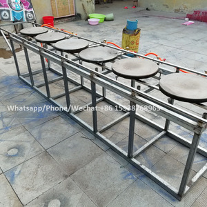 Machine pour fabriquer le pain plat de qualité supérieure, 40cm de diamètre, par pression, chauffage à gaz, capati - Product Image 5