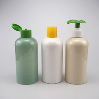 Bouteille de shampooing en plastique PET de 400 ml avec pompe à lotion