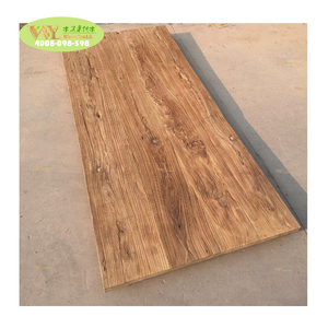 Bán buôn khai hoang ELM bảng đầu cũ cửa tuổi Barn khai hoang tái chế ELM gỗ Bảng/bàn Top cũ đồ nội thất cửa - Product Image 1