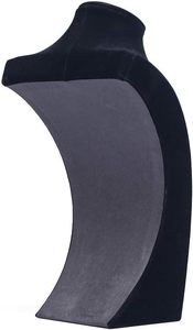 Présentoir de Colliers en Résine de Luxe Personnalisé, Buste Mannequin en Velours pour Bijoux, Vente en Gros - Product Image 4