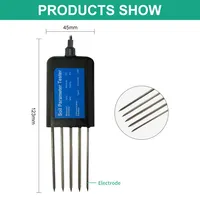 Testeur de sol PH EC LPP039 8-en-1 haute précision 5 broches, mesure la température, l'humidité, la fertilité NPK, capteur détecteur pour la ferme