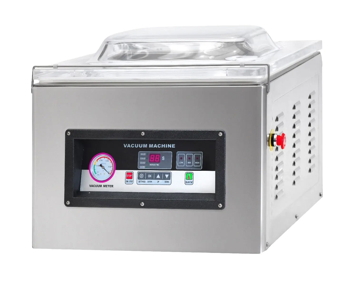 DZ-500 Table top professional single chamber automatic Vacuum Packing Machine DZ-500 double sealing bar  embaladora al vacuo