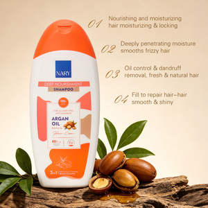Shampoo à l'huile d'argan biologique Nary 400ml, réparation nourrissante, traitement capillaire économique, shampooing stimulant la croissance des cheveux, produits de soin des cheveux en gros - Product Image 2