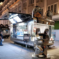Remorque multifonction pour crème glacée, chariot à hot-dogs, bar à jus, restaurant mobile, remorque à café, camion de restauration avec cuisine complète