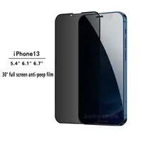 9H Privacy Gehärtetes Glas 5D Volle Abdeckung Für iPhone 13 12 11 Pro XS MAX XR 6 7 8 plus Displays chutz folie Anti Spy Glas folie