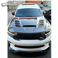 Trockene Kohlefaser-Motorhaube im Viper-Stil für Dodge Durango SRT Hellcat 2011-2023 Belüftete Fronthaube Motorabdeckung
