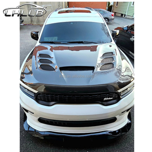 ฝากระโปรงหน้าคาร์บอนไฟเบอร์แบบแห้ง สไตล์ Viper สำหรับ Dodge Durango <span class=keywords><strong>SRT</strong></span> Hellcat ปี 2011-2023 พร้อมช่องระบายอากาศ - Product Image 5
