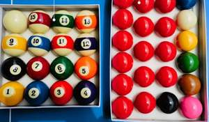 Balles de billard au détail Standard réglementaire 2 1/16 "ensemble complet 22 pièces 5.25cm à vendre - Product Image 2