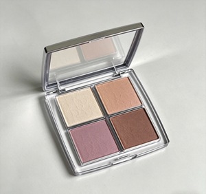 Palette de maquillage luxueuse bio micro-lumineuse pour les yeux et le visage, avec poudres et fards cuites - Product Image 3