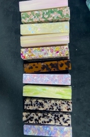 Feuilles d'acétate de cellulose en plastique moulé personnalisées en gros, 3 mm, 1 kg, avec capuchon, ABS, imitation écaille de tortue, acrylique, pour lunettes