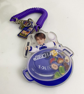 Acrylic Zinc Alloy Customized Animation Pendants Keychains Eco-friendly Business Advertising Promotional Items Digital Printed