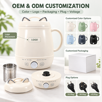 Marmite Électrique Multifonctionnelle 1L : Hot Pot, Cuiseur à Nouilles, Soupe, Porridge, Cuiseur à Riz, Chauffe-Lait avec Présédition 24H et Fonction Maintien au Chaud