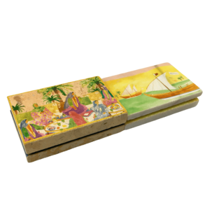 Custom DIY Promotion Stone Fridge Magnet Decor Refrigerator Real Estate Calendar Magnet Flyer Printed Magnetic Business Card