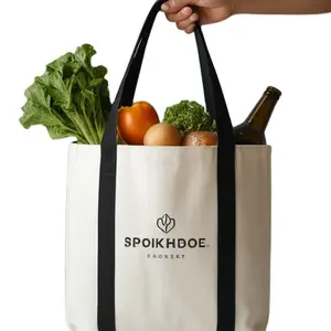 Custom Shopping Non Woven Bag With Print Logo Recyclable Non Woven Groceries Bags Long Strong Handles Shopping Pp Woven Bag