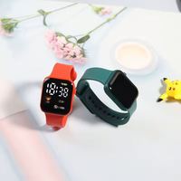 Montre de sport pour femmes et hommes, montre numérique électronique LED, mode décontractée, simple, en silicone, montre féminine