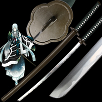 Épée de jeu Sword and Shield Dance-ONLINE- Épée de Kousetsusamonji, avec étui en cuir, accessoire de cosplay, objet de collection et décoration