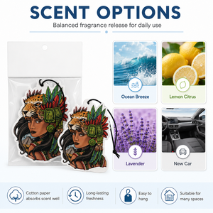 Diffuseur <span class=keywords><strong>de</strong></span> parfum personnalisé sur cartes en papier, motif culturel aztèque et maya, super puissant, longue durée, pour voiture, maison et bureau - Product Image 2