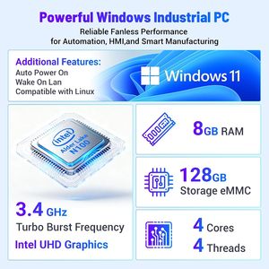 แท็บเล็ตหน้าจอสัมผัสแบบ Full-HD ขนาด 18.5 นิ้ว, อุปกรณ์ออลอินวันพร้อม Windows 11 Pro มาพร้อมหน้าจอแสดงผลแบบ Capacitive ความละเอียด 1920x1080 G+G รองรับการสัมผัส 10 จุด - Product Image 3