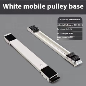 Lưu Trữ Cao Giá Di Chuyển Tạo Tác Khung Phổ Bánh Xe Kệ Cho Tủ Lạnh Máy Giặt Cơ Sở Khung Với Ròng Rọc Trống - Product Image 6