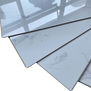 Revêtement de sol vinyle SPC aspect marbre moderne, étanche, ignifuge, à âme rigide en PVC, antidérapant, système clic <span class=keywords><strong>EcoHome</strong></span>, garantie 1 an, idéal pour hôtels - Product Image 2