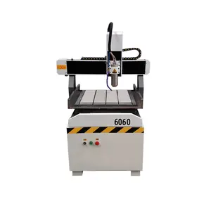 Cnc fresagem máquina 6060 cnc router máquina para gravação de metal aço alumínio latão cobre com Rotary axi