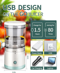Portable 7.4v 3.7v USB Charging Electric Juicer Rechargeable Indoor and Outdoor Plastic Juicer - Product Image 4
