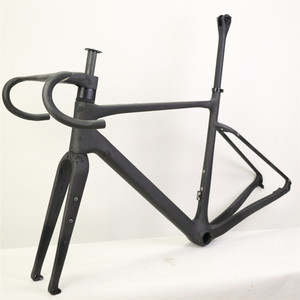 Full Carbon Gravel Fahrrad rahmen Alle Innen kabel Durch Achse 100*12/142*12 Rahmen größe XS/S/M/L/XL erhältlich Kies rahmen - Product Image 6