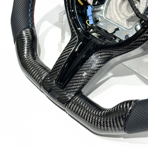 Volante de Fibra de Carbono para <span class=keywords><strong>BMW</strong></span> F16 F26 F39 F48 F82 F36 F33 F32 F80 F35 F34 F31 F30 <span class=keywords><strong>F20</strong></span> F21 M2 M3 M4, Envío desde EE. UU. - Product Image 4