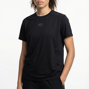 Magliette sportive a rapida asciugatura con perforazione tagliata al laser, in nylon elasticizzato, da uomo - Product Image 6