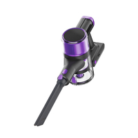 Aspirateur balai sans fil léger, autonomie de 45 minutes, technologie cyclonique rechargeable pour la maison, les poils d'animaux, les tapis et les sols durs