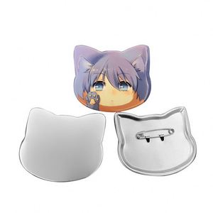 Máquina para hacer insignias con forma de gato para refrigerador, consumibles para insignias de hojalata con formas especiales, cortador de papel, set de máquina para hacer insignias - Product Image 5