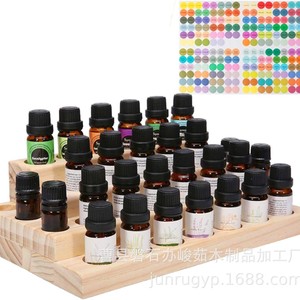 Wooden Essential Oil Storage Rack 3 Tier <b>Desktop</b> Organizer For Cosmetic Personal Care Products - Product Image 4