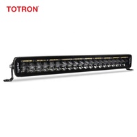 Barra de Luz LED Blanca Ámbar sin Bisel de 12V 24V para Accesorios de Auto, SUV, Camioneta y Todoterreno