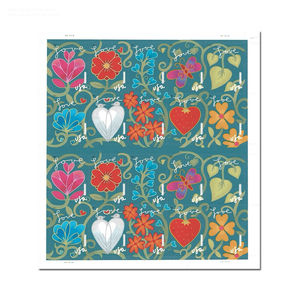 Timbres-poste 2011, Enveloppe 'Garden Love', Français, Blanc, Vintage, Livret US, Forever, <span class=keywords><strong>Original</strong></span>, <span class=keywords><strong>Pas</strong></span> <span class=keywords><strong>cher</strong></span>, Postale, Timbres-poste 2026, Étiquettes - Product Image 4
