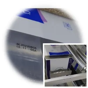 Mesin Cetak Tanggal Batch HPRT Pada Mesin Pengkode Pita Printer Tanggal Kedaluwarsa Produksi Kantong Plastik