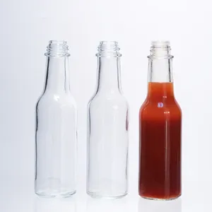 330ml Hot Chilli Sauce 375ml Clear Glass bottle for Juice